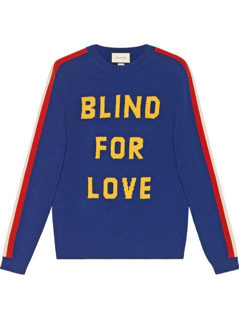 maglione gucci blind for love